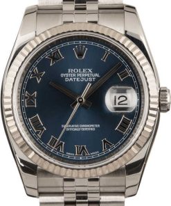 HandMade The Rolex Datejust 116234 Blue Roman Dial