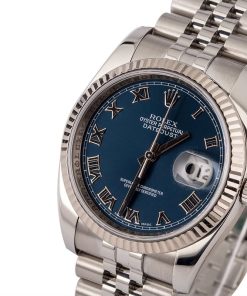 Alternative view of HandMade The Rolex Datejust 116234 Blue Roman Dial