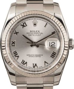 HandMade The Rolex Datejust 116234 Roman Rhodium Dial