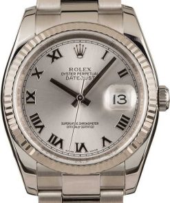 HandMade The Rolex Datejust 116234 Silver Roman Dial