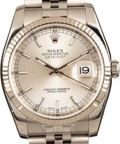 HandMade The Rolex Datejust 116234 Silver Luminous Dial
