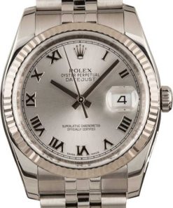 HandMade The Rolex Datejust 116234 Silver Dial Watch