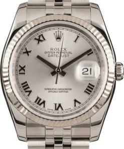 HandMade The Men's Datejust Rolex 116234 Silver Dial
