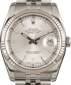 HandMade The Rolex Steel Datejust 116234 Silver Dial