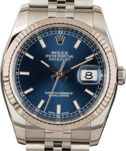 HandMade The Rolex Datejust Blue Dial 116234