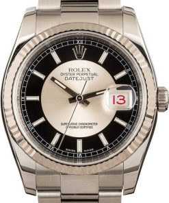 HandMade The Certified Rolex Datejust 116234 Silver Tuxedo Dial