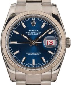 HandMade The Rolex Datejust 116234 Blue Dial Steel Oyster