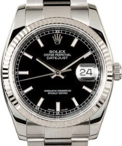HandMade The Rolex Datejust 116234 Black Index Dial