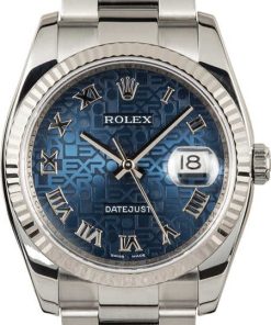 HandMade The Rolex Datejust 116234 Blue Jubilee Dial