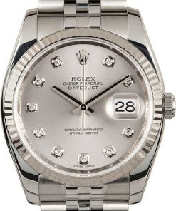 HandMade The Rolex Datejust Stainless 116234 Diamond Dial