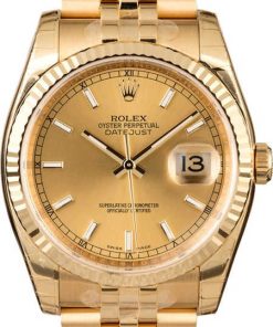 HandMade The Unworn Rolex Datejust 116238 Yellow Gold Jubilee
