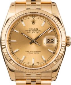 HandMade The Rolex Datejust 116238 Yellow Gold 36MM