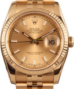 HandMade The Rolex Datejust 116238 18k Yellow Gold