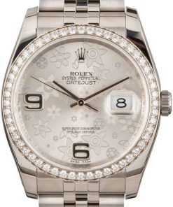 HandMade The Rolex Datejust 116244 Floral Diamond Dial
