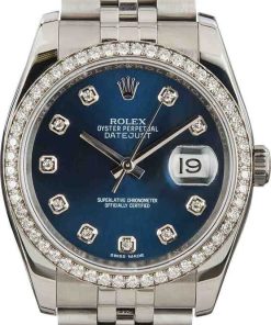 HandMade The Rolex Datejust 116244 Blue Diamond