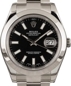 HandMade The Rolex Datejust 116300 Black Dial 41MM