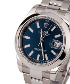 Alternative view of HandMade The Rolex Datejust 116300 Blue Dial