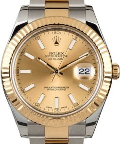 HandMade The Rolex Datejust II Ref 116333 Champagne Index Dial
