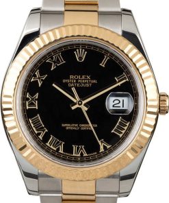 HandMade The Rolex Datejust 116333 Black Roman Dial