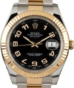 HandMade The Rolex Datejust 116333 Black Arabic Dial T