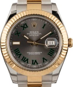 HandMade The Rolex Datejust II Ref 116333 Green Roman 41MM