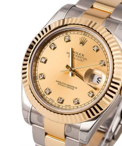 Alternative view of HandMade The Unworn Rolex Datejust 116333 Champagne Dial