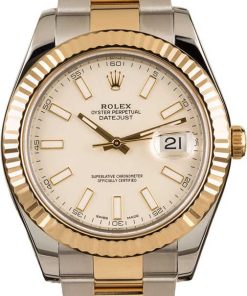 HandMade The Rolex Datejust II Two Tone Ivory Dial 116333