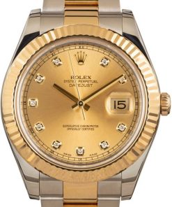 HandMade The Rolex Datejust 116333 Champagne Diamond Dial