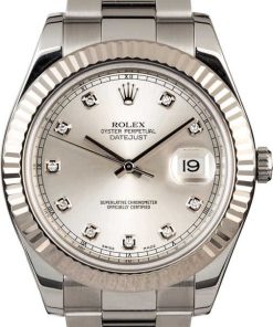 HandMade The Rolex Datejust 116334 Silver Dial Steel Oyster