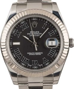 HandMade The Rolex Datejust II Black Roman Dial 41MM