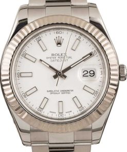 HandMade The Rolex Datejust II Ref 116334 White Dial 41MM T