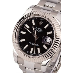 Alternative view of HandMade The Rolex Datejust II Ref 116334 Black Luminous Dial T