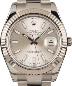 HandMade The Rolex Datejust II Ref 116334 Silver Luminous Dial