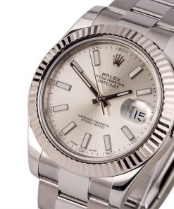 Alternative view of HandMade The Rolex Datejust II Ref 116334 Silver Luminous Dial