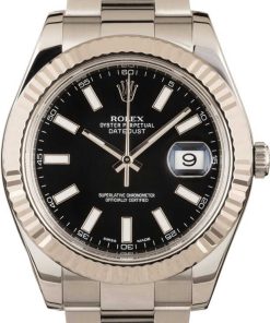 HandMade The Genuine Rolex Datejust 116334 Black Dial