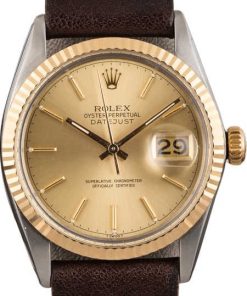 HandMade The Rolex Datejust 16013 Leather Strap