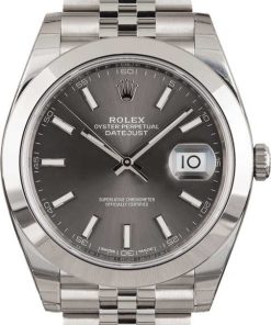 HandMade The Factory Stickered Rolex Datejust 41 Ref 126300 Rhodium