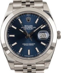 HandMade The Unworn Rolex Datejust 126300 Blue Dial Jubilee Bracelet