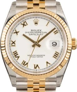 HandMade The Unworn Rolex Datejust 126233 White Roman Dial