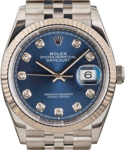 HandMade The Rolex Datejust 126234 Blue Diamond
