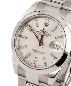 Alternative view of HandMade The Rolex Datejust 126300 Steel Oyster Band