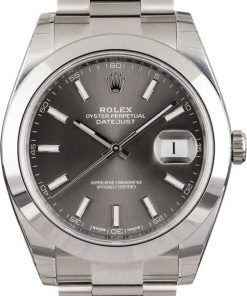 HandMade The Mens Rolex Datejust 41 Ref 126300 Rhodium Dial