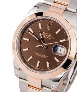 Alternative view of HandMade The Unworn Rolex Datejust 126301 Two Tone Everose