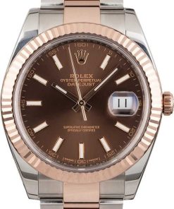 HandMade The Rolex Datejust 126331 Two Tone Everose Slate Dial
