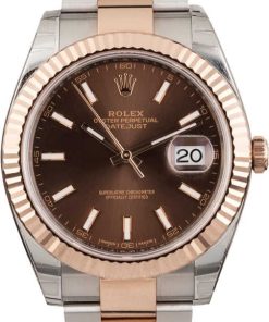 HandMade The Unworn Rolex Datejust 126331 Chocolate Index Dial