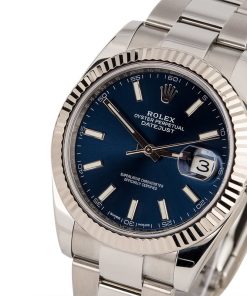 Alternative view of HandMade The Rolex Datejust II Ref 126334 Blue Index Dial