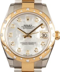 HandMade The Rolex Mid-size Datejust 178343 Diamonds