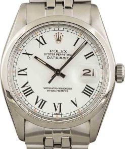 HandMade The Rolex Datejust 16000 White Buckley Dial