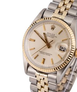 Alternative view of HandMade The Rolex Datejust 1601 American Oval Link Bracelet