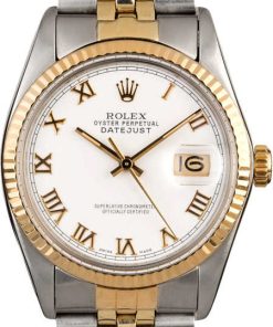HandMade The Certified Rolex Datejust 16013 White Roman Dial